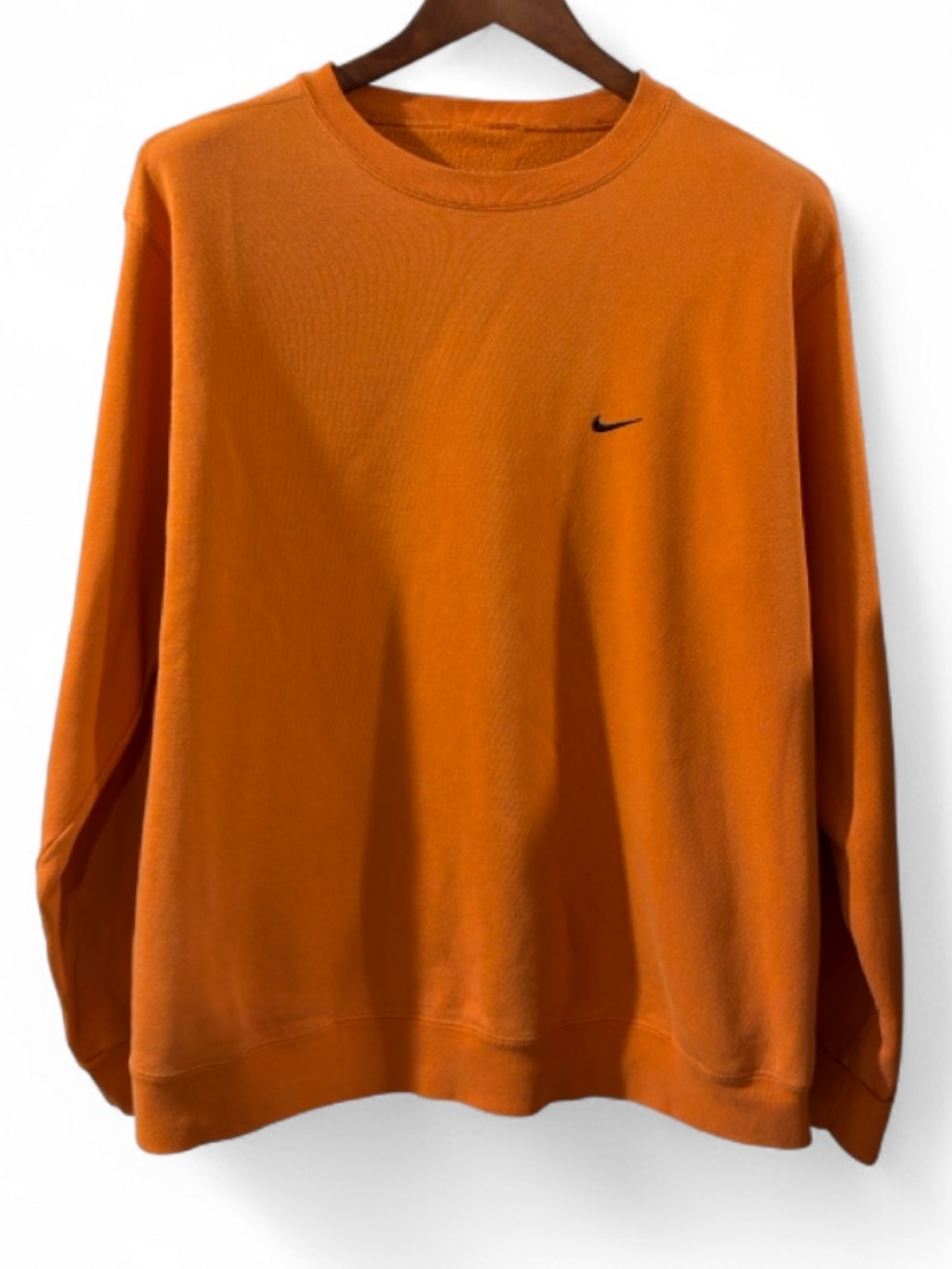 Vintage Y2K Nike Orange Crewneck Sweatshirt Size Men’s Large